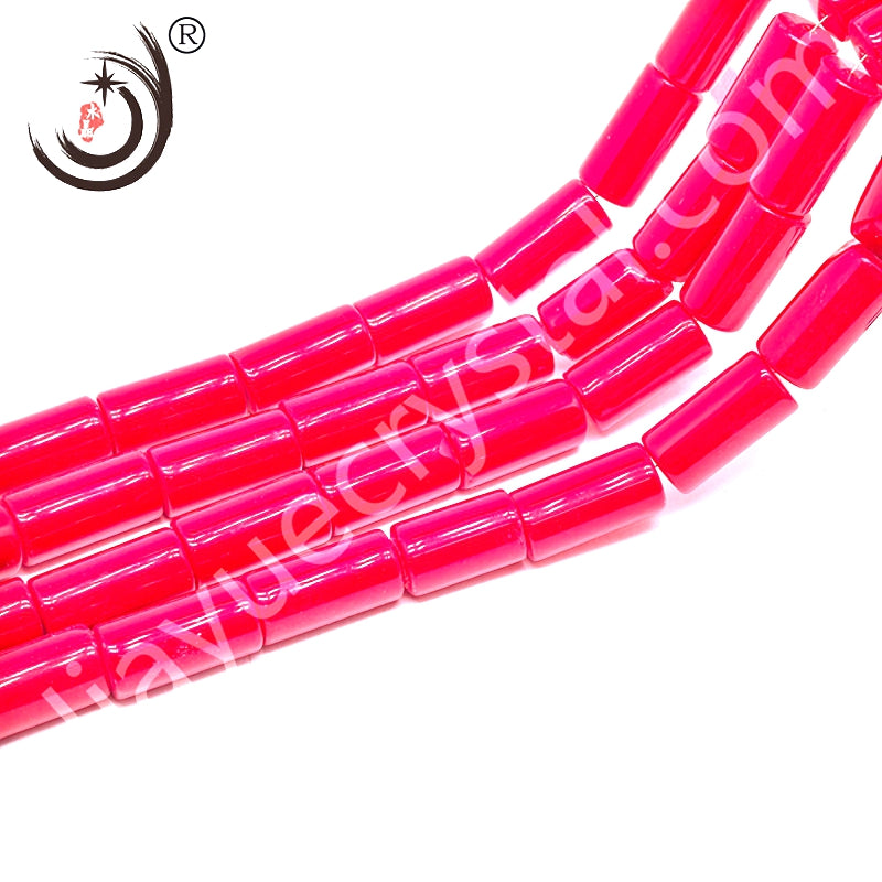 10*20MM cylindrical crystal glass beads wholesale, suitable for DIY jewelry (15800)