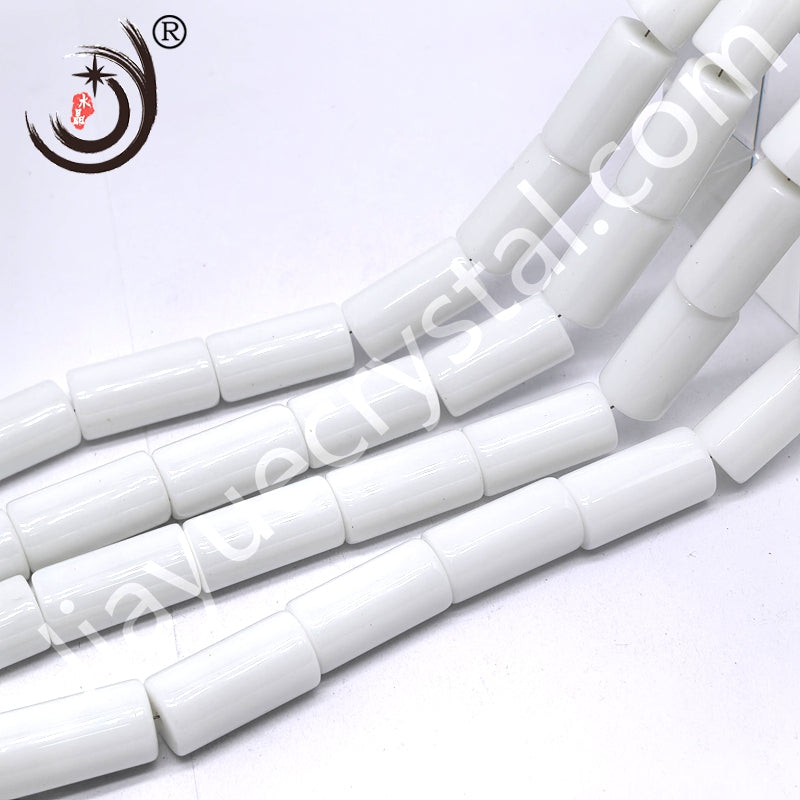10*20MM cylindrical crystal glass beads wholesale, suitable for DIY jewelry (15800)