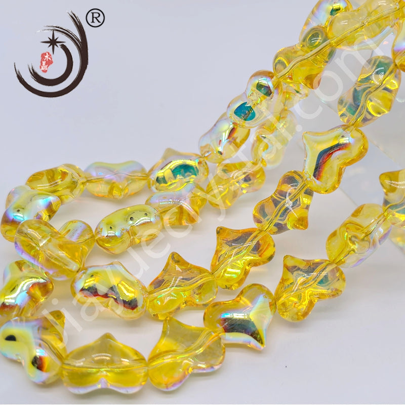 16MM Heart Shape Crystal Glass Beads Whole Sale For DIY Jewelry