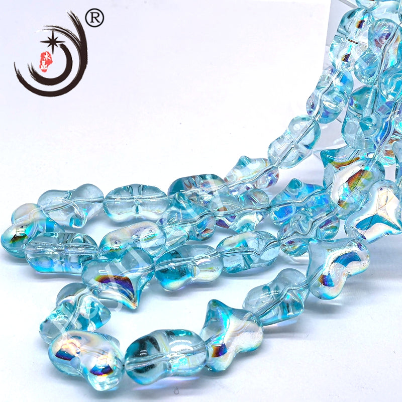 16MM Heart Shape Crystal Glass Beads Whole Sale For DIY Jewelry