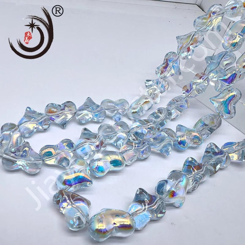 16MM Heart Shape Crystal Glass Beads Whole Sale For DIY Jewelry