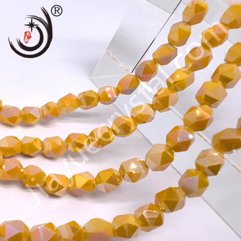 4MM Diamond Shape Crystal Glass Beads Wholesale, Suitable for DIY Jewelry (20007)