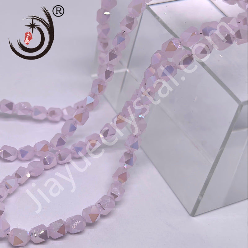 4MM Diamond Shape Crystal Glass Beads Wholesale, Suitable for DIY Jewelry (20007)