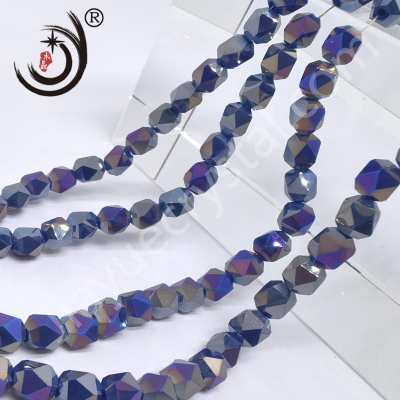 4MM Diamond Shape Crystal Glass Beads Wholesale, Suitable for DIY Jewelry (20007)