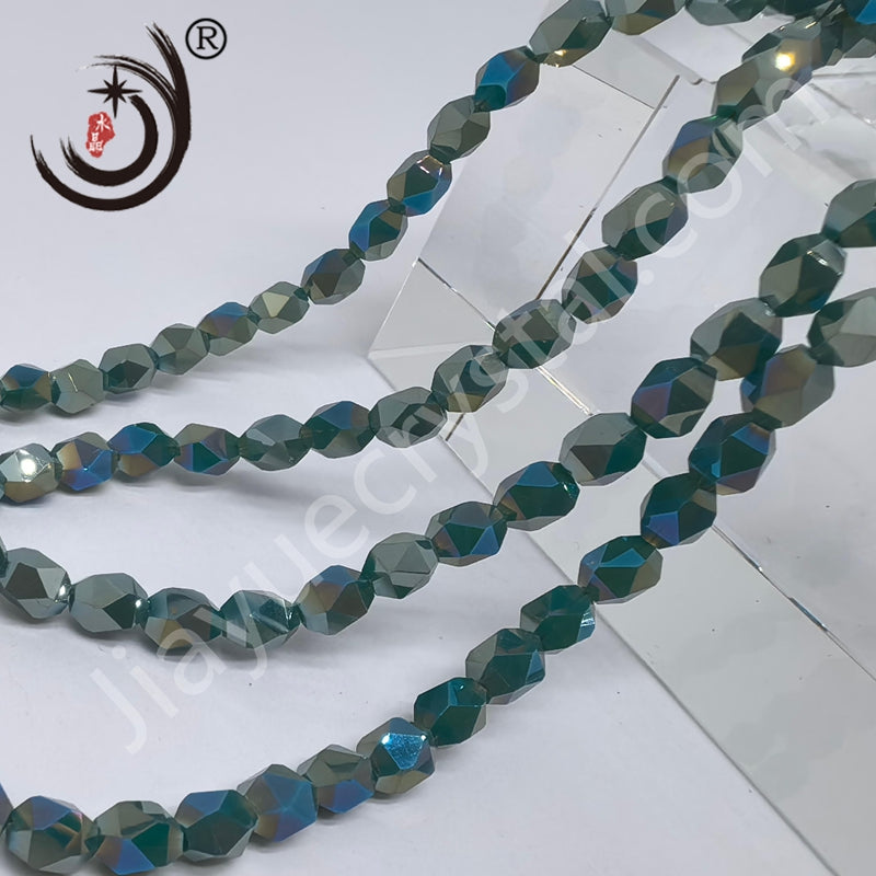 4MM Diamond Shape Crystal Glass Beads Wholesale, Suitable for DIY Jewelry (20007)