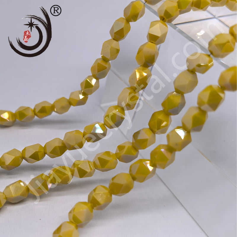 4MM Diamond Shape Crystal Glass Beads Wholesale, Suitable for DIY Jewelry (20007)