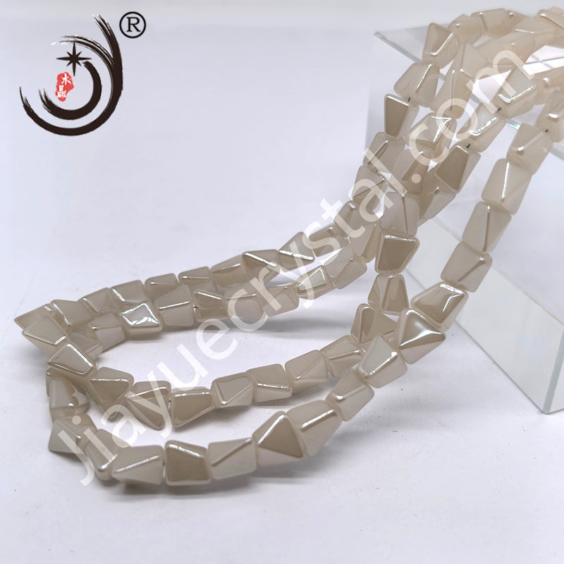 10mm Pyramid Crystal Glass Beads Disco Ball Wholesale for DIY Jewelry (50071)