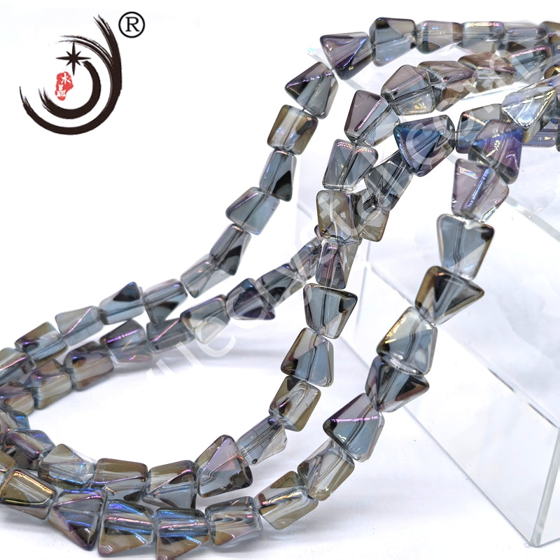 10mm Pyramid Crystal Glass Beads Disco Ball Wholesale for DIY Jewelry (50071)