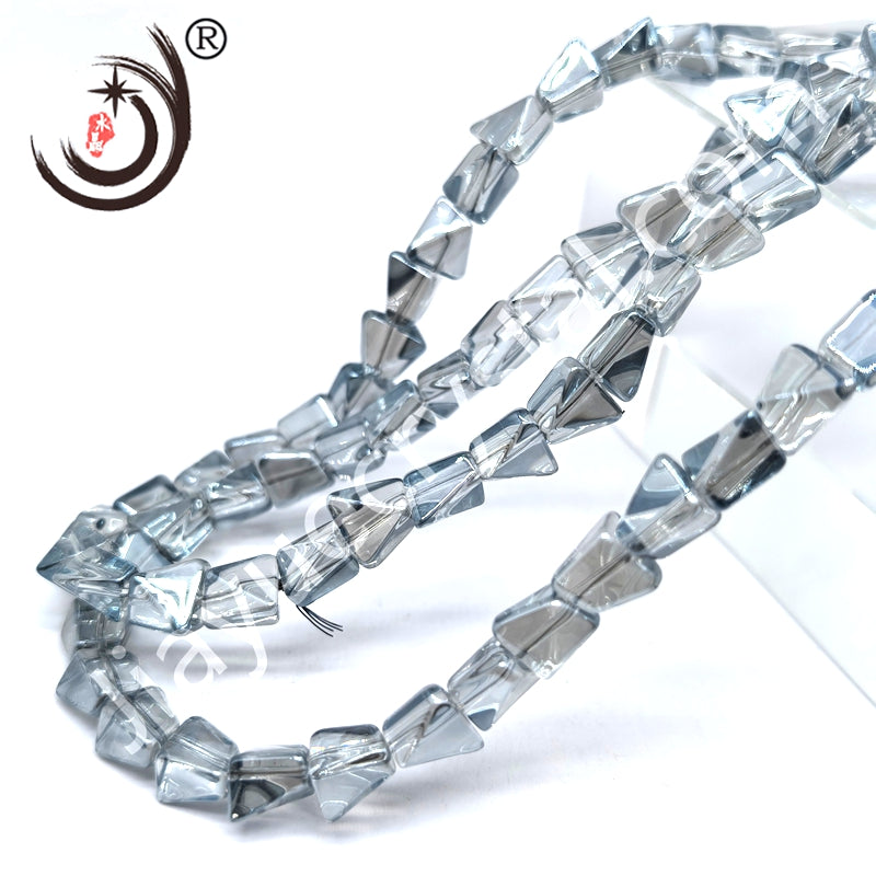 10mm Pyramid Crystal Glass Beads Disco Ball Wholesale for DIY Jewelry (50071)