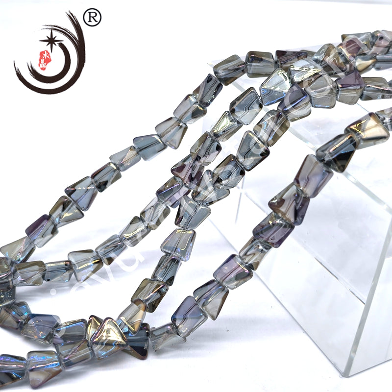 10mm Pyramid Crystal Glass Beads Disco Ball Wholesale for DIY Jewelry (50071)