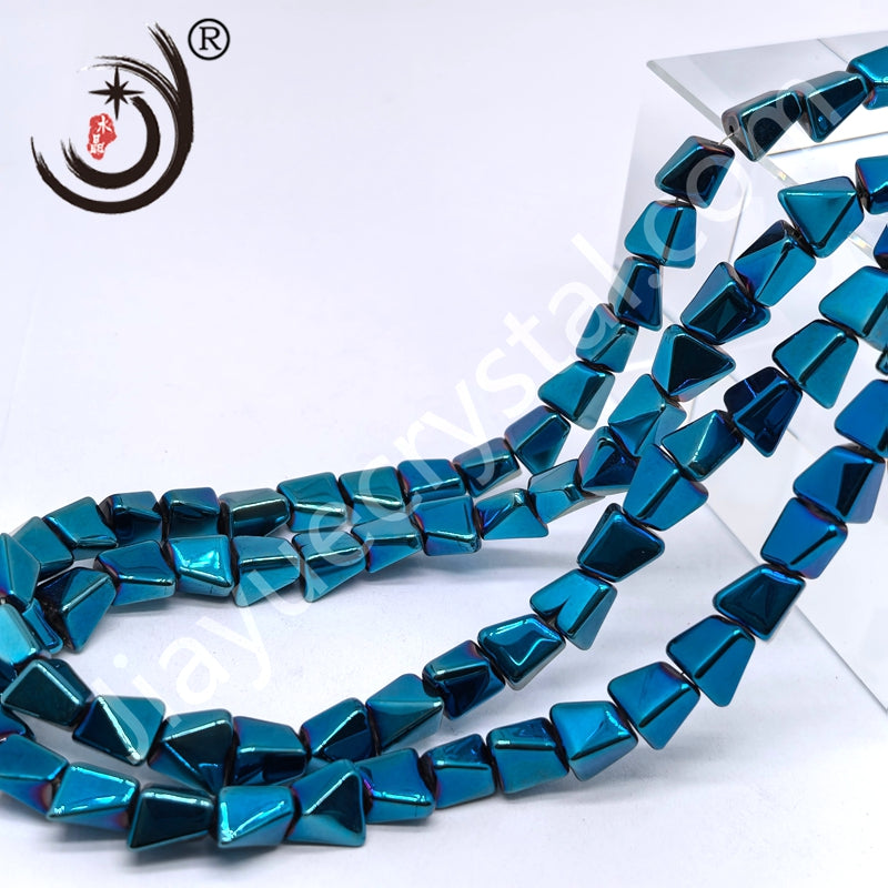 10mm Pyramid Crystal Glass Beads Disco Ball Wholesale for DIY Jewelry (50071)