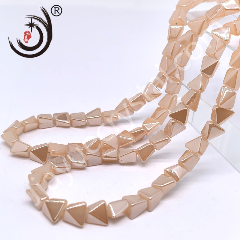 10mm Pyramid Crystal Glass Beads Disco Ball Wholesale for DIY Jewelry (50071)