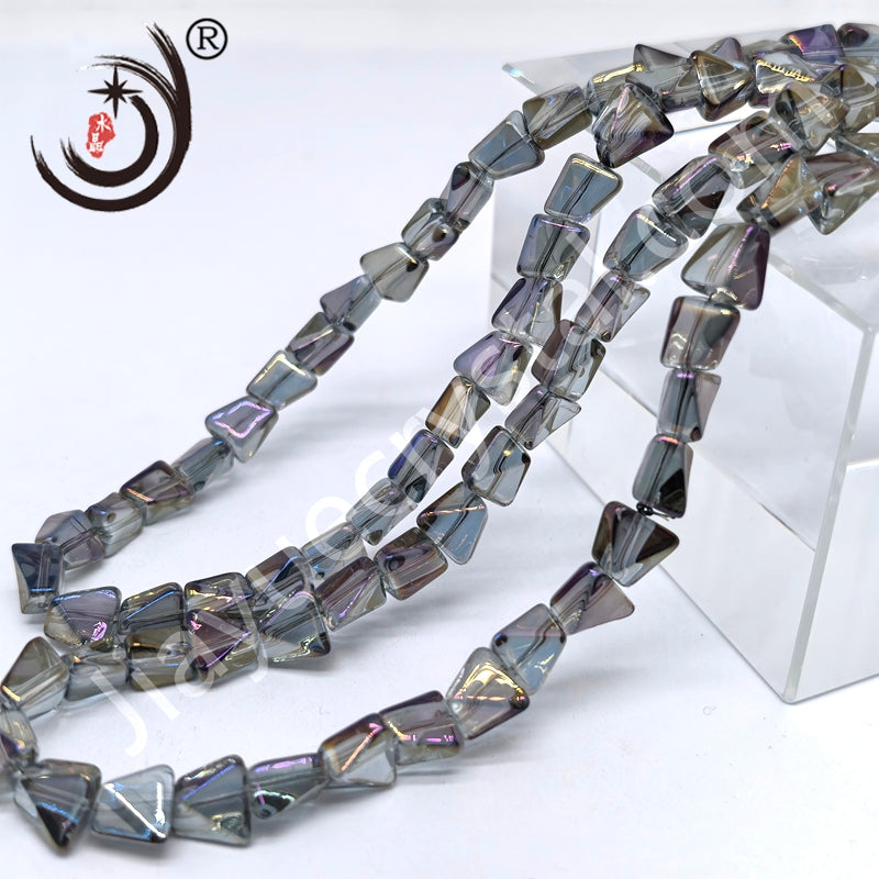 10mm Pyramid Crystal Glass Beads Disco Ball Wholesale for DIY Jewelry (50071)