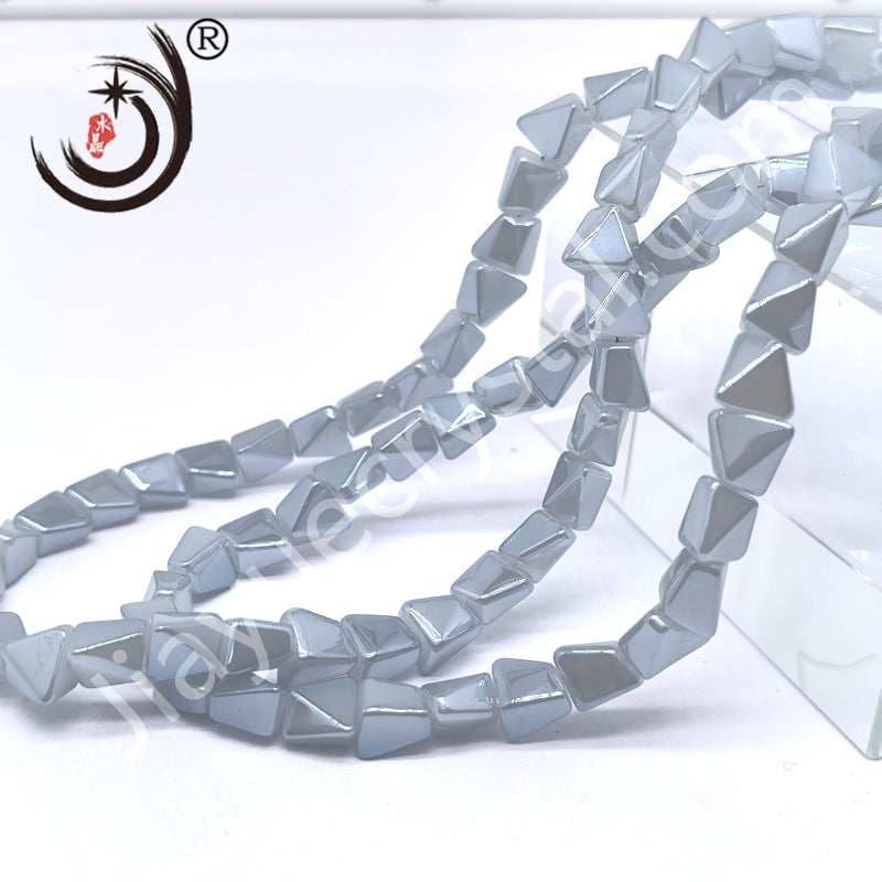 10mm Pyramid Crystal Glass Beads Disco Ball Wholesale for DIY Jewelry (50071)