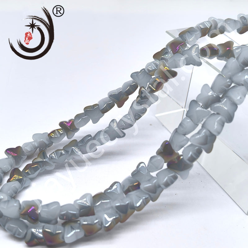 10MM Butterfly Beads Glass Crystal Beads Wholesale For DIY Jewelry(50034)