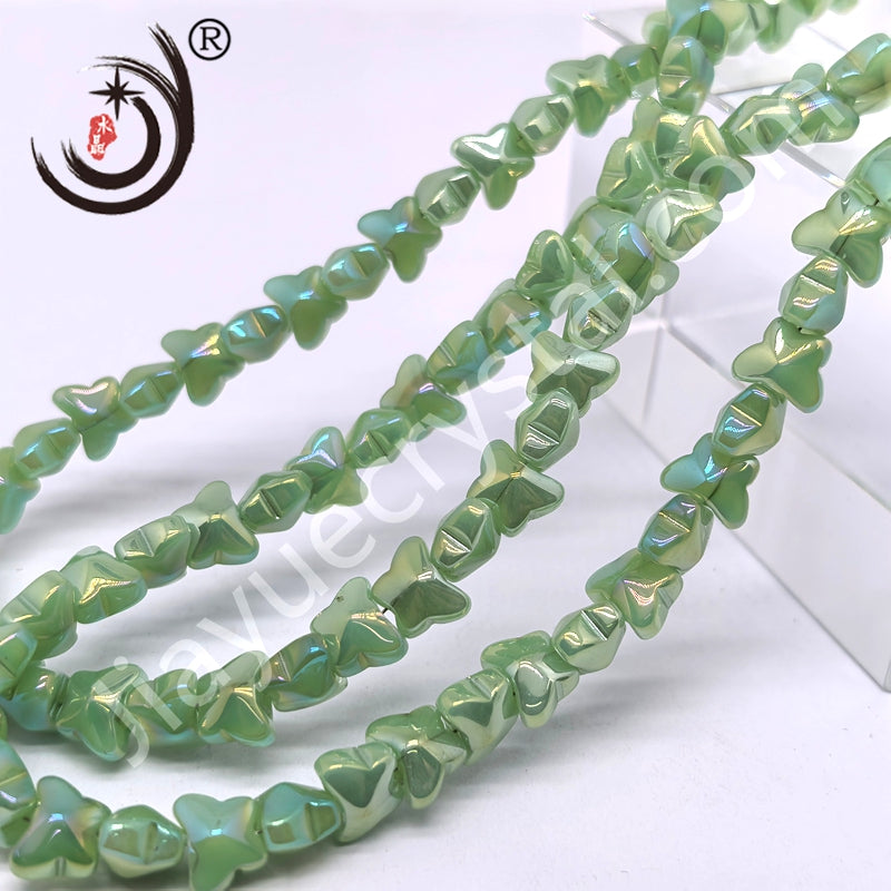 10MM Butterfly Beads Glass Crystal Beads Wholesale For DIY Jewelry(50034)