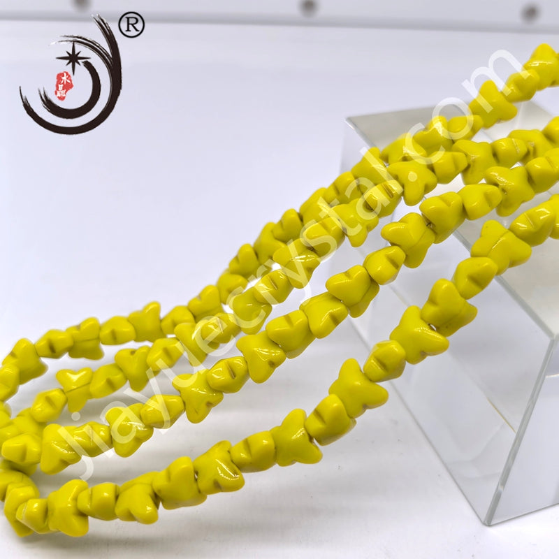 10MM Butterfly Beads Glass Crystal Beads Wholesale For DIY Jewelry(50034)