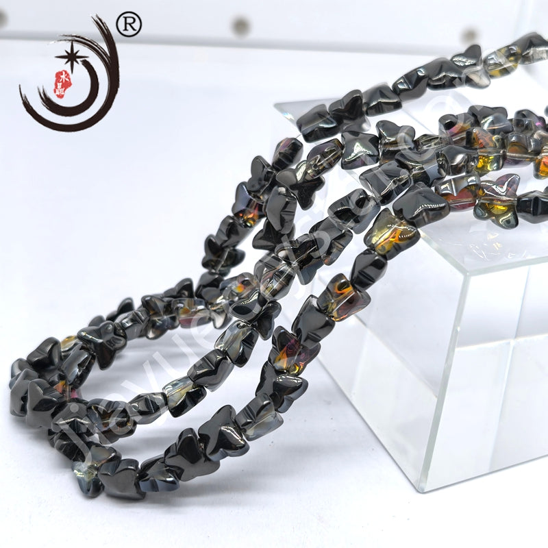10MM Butterfly Beads Glass Crystal Beads Wholesale For DIY Jewelry(50034)
