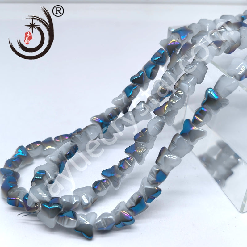 10MM Butterfly Beads Glass Crystal Beads Wholesale For DIY Jewelry(50034)