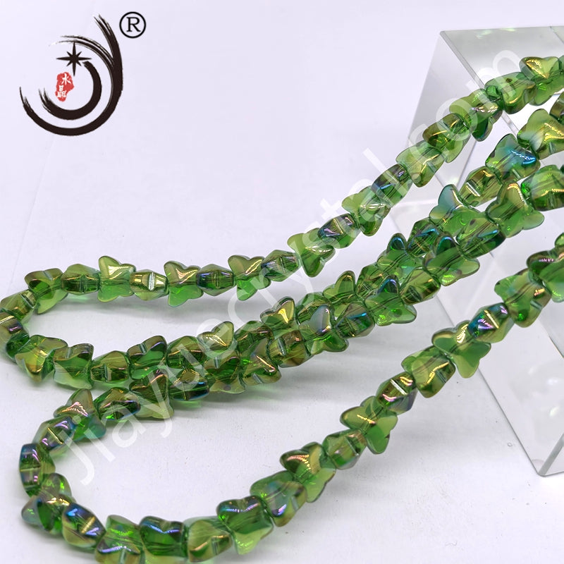 10MM Butterfly Beads Glass Crystal Beads Wholesale For DIY Jewelry(50034)