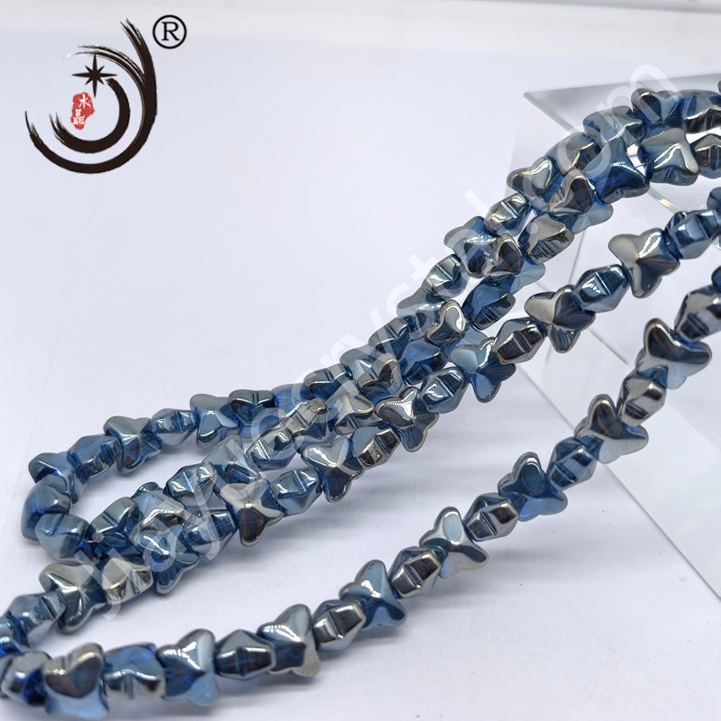 10MM Butterfly Beads Glass Crystal Beads Wholesale For DIY Jewelry(50034)