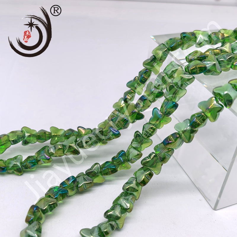 10MM Butterfly Beads Glass Crystal Beads Wholesale For DIY Jewelry(50034)