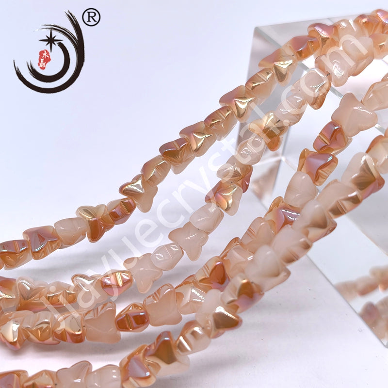 10MM Butterfly Beads Glass Crystal Beads Wholesale For DIY Jewelry(50034)