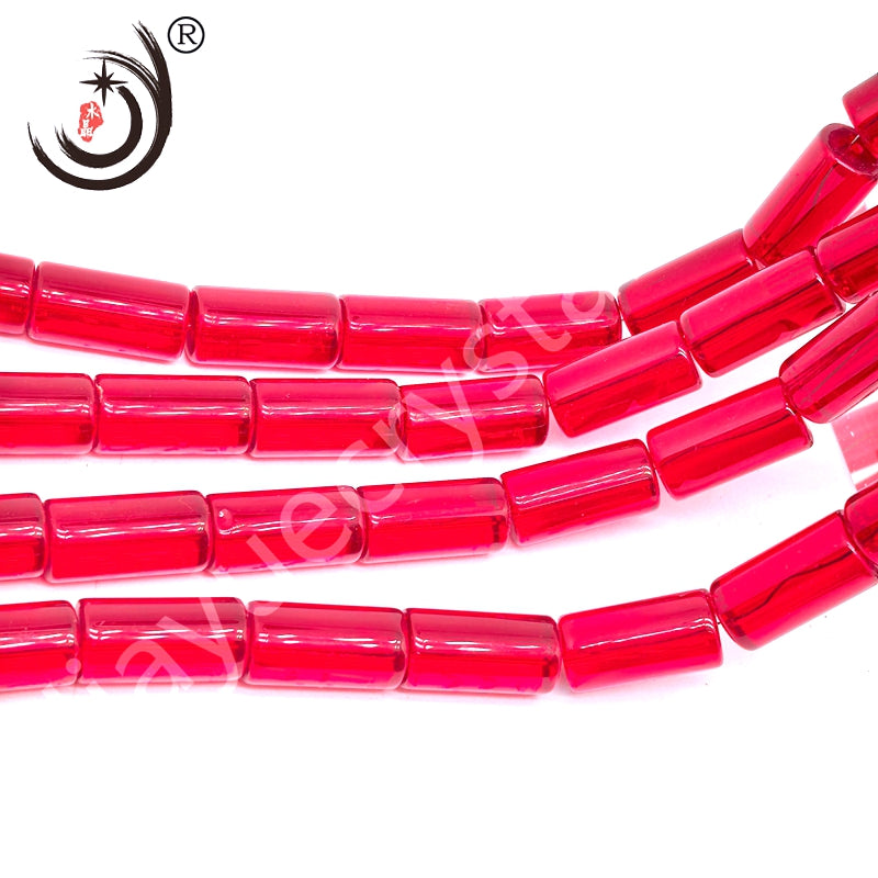 10*20MM cylindrical crystal glass beads wholesale, suitable for DIY jewelry (15800)