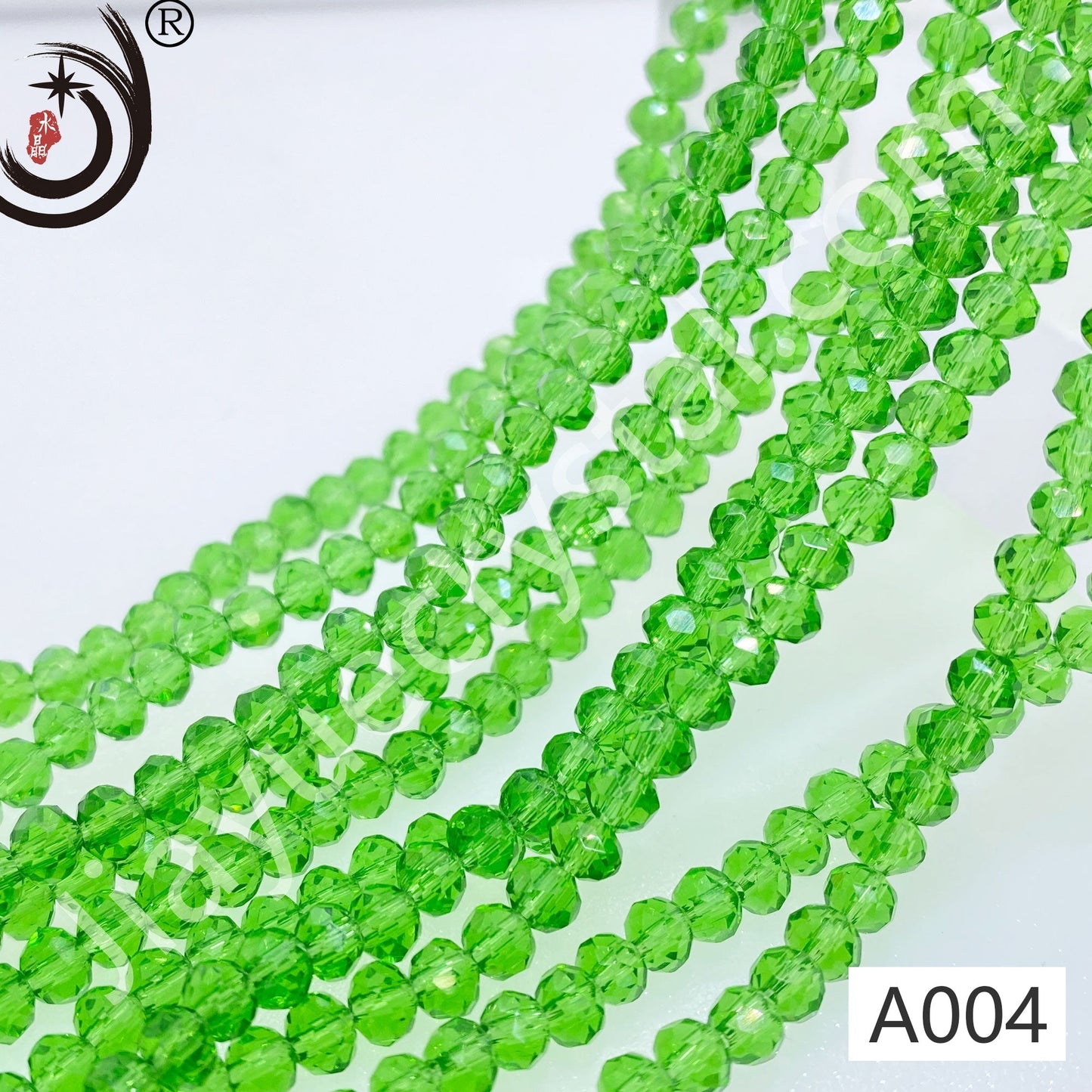 4MM Rondelle Beads Glass Crystal Beads Wholesale For DIY Jewelry (10004)