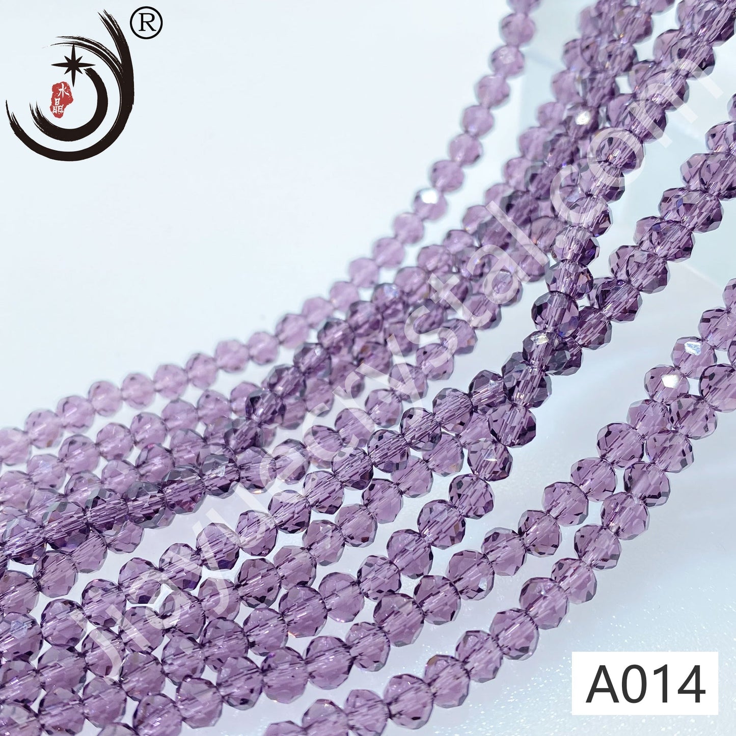 4MM Rondelle Beads Glass Crystal Beads Wholesale For DIY Jewelry (10004)