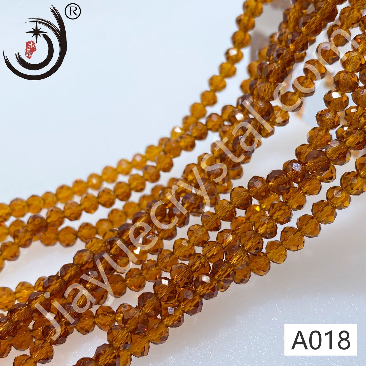 4MM Rondelle Beads Glass Crystal Beads Wholesale For DIY Jewelry (10004)