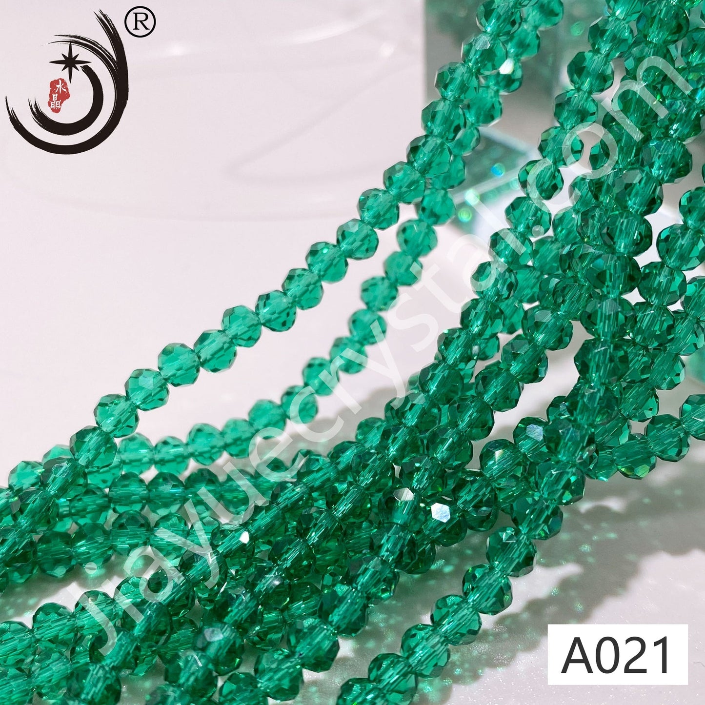 4MM Rondelle Beads Glass Crystal Beads Wholesale For DIY Jewelry (10004)