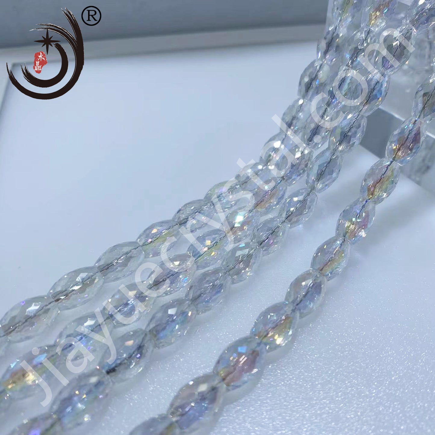 8MM Drum Beads Crystal Glass Beads Wholesale For DIY Jewelry (10108)