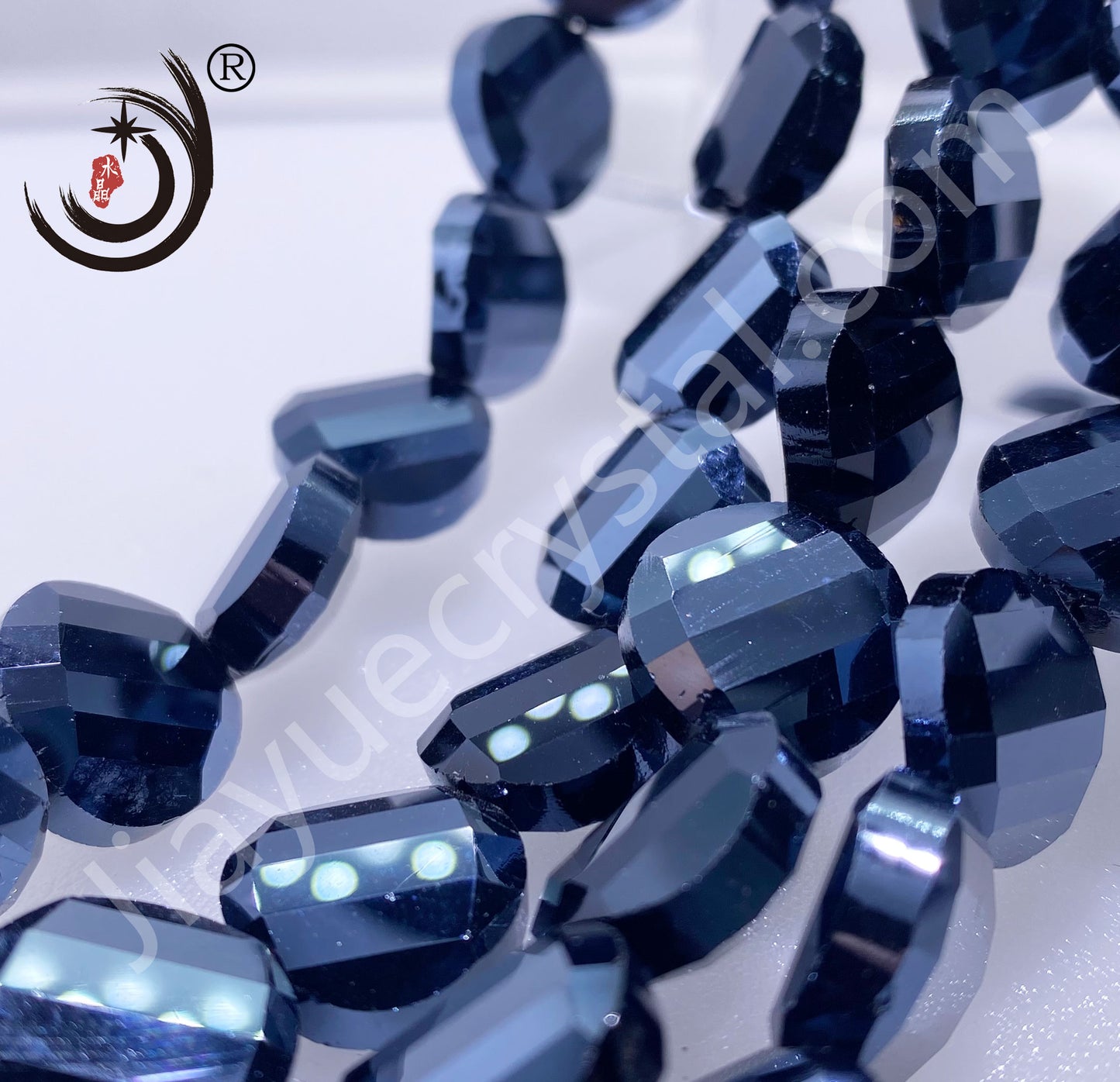 14MM Chinese ingot Crystal Glass Beads disco ball Wholesale For DIY Jewelry (50071)