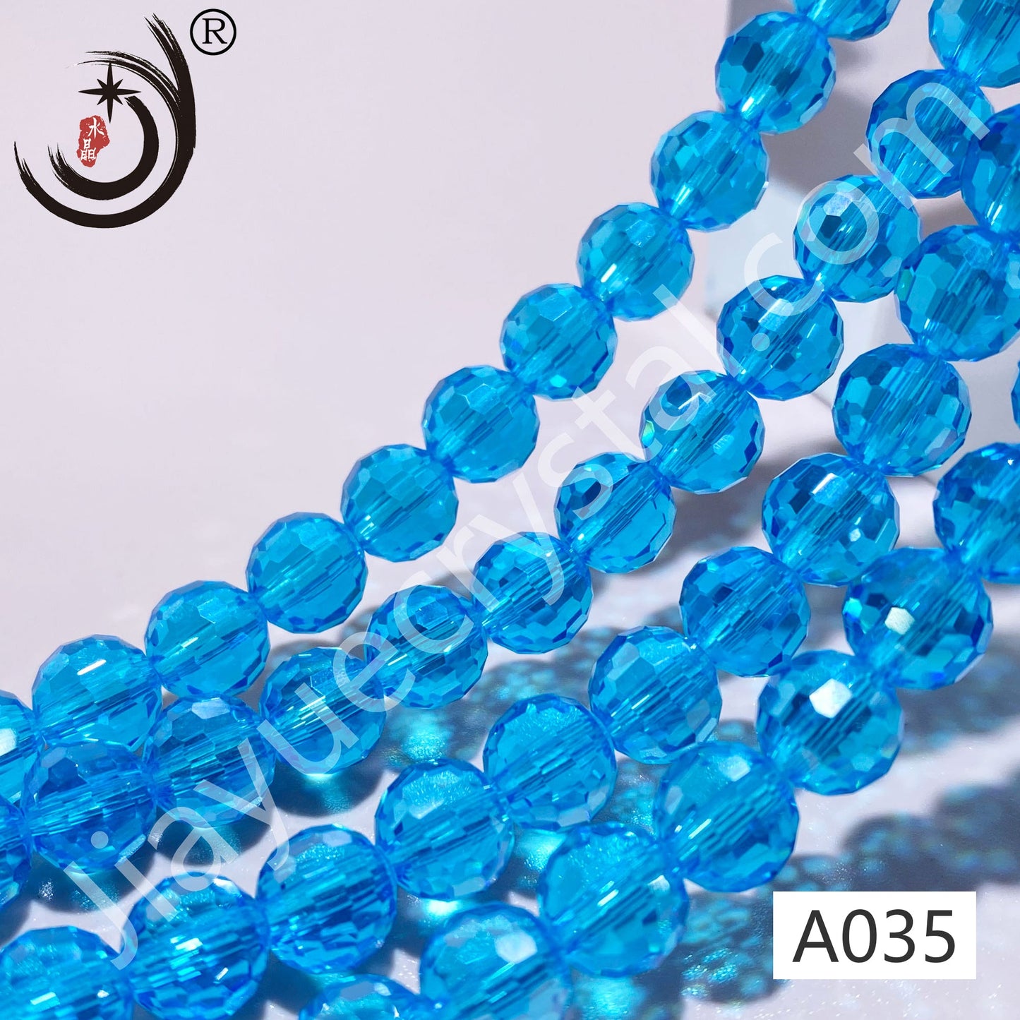 8MM 96 Faceted Round Crystal Glass Beads disco ball Wholesale For DIY Jewelry(10093)