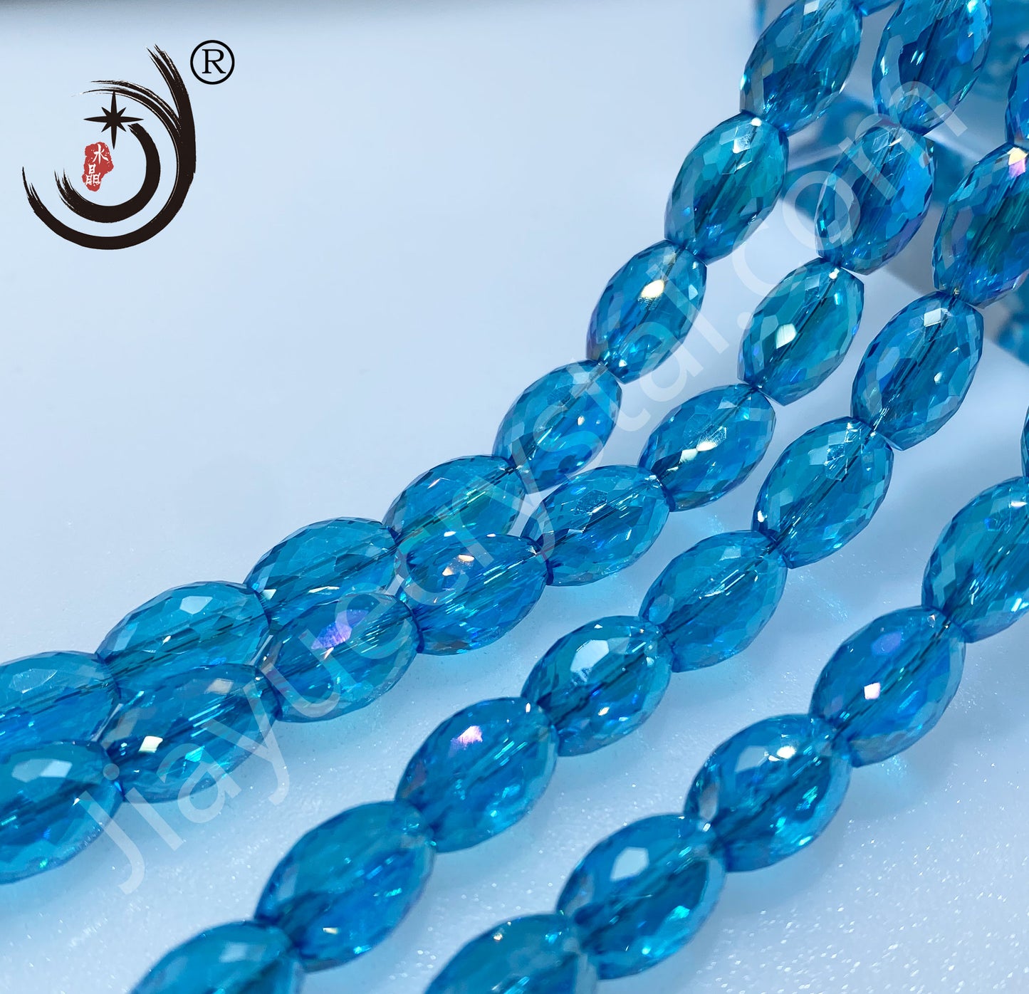 8MM Drum Beads Crystal Glass Beads Wholesale For DIY Jewelry (10108)