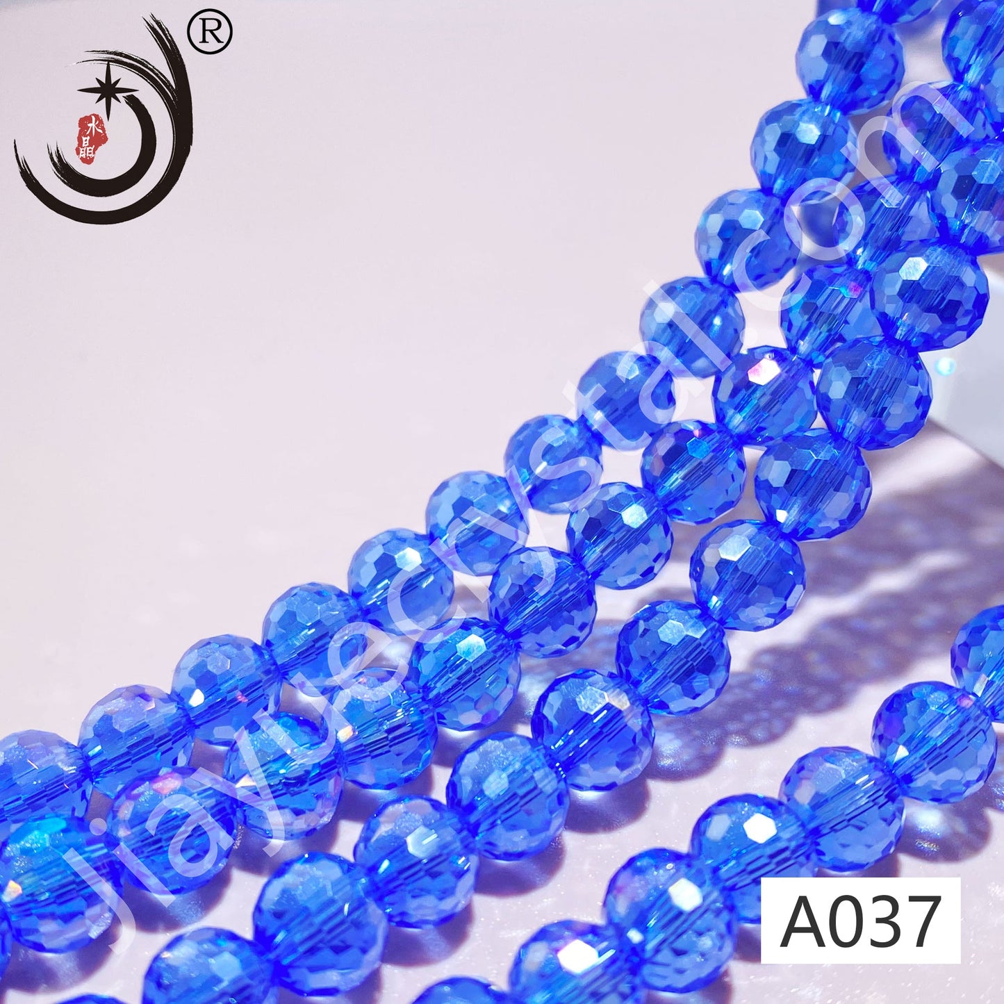 8MM 96 Faceted Round Crystal Glass Beads disco ball Wholesale For DIY Jewelry(10093)