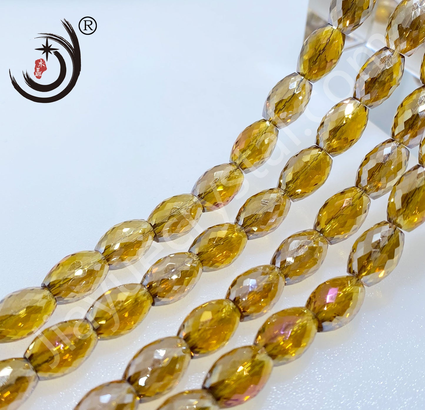 8MM Drum Beads Crystal Glass Beads Wholesale For DIY Jewelry (10108)