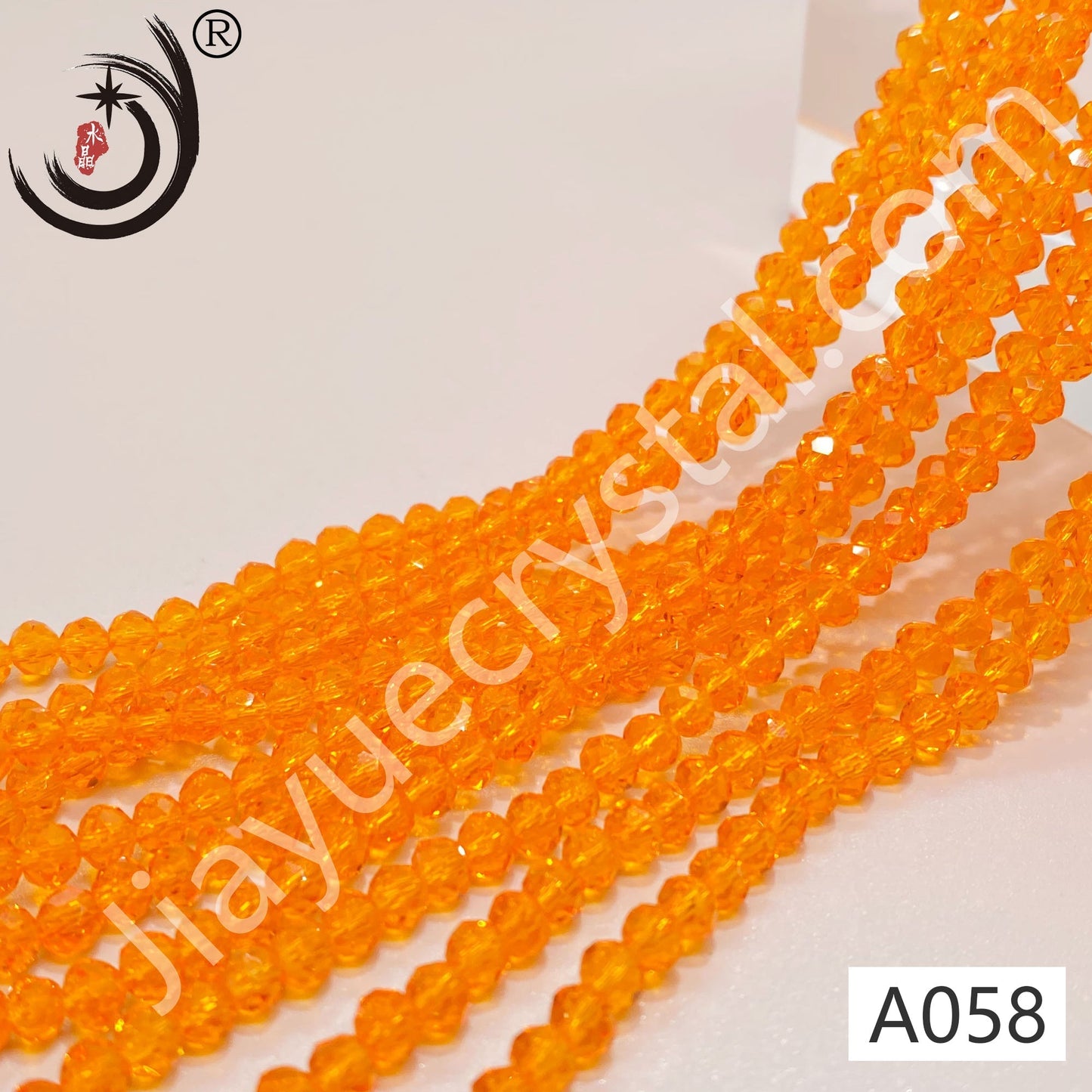 4MM Rondelle Beads Glass Crystal Beads Wholesale For DIY Jewelry (10004)