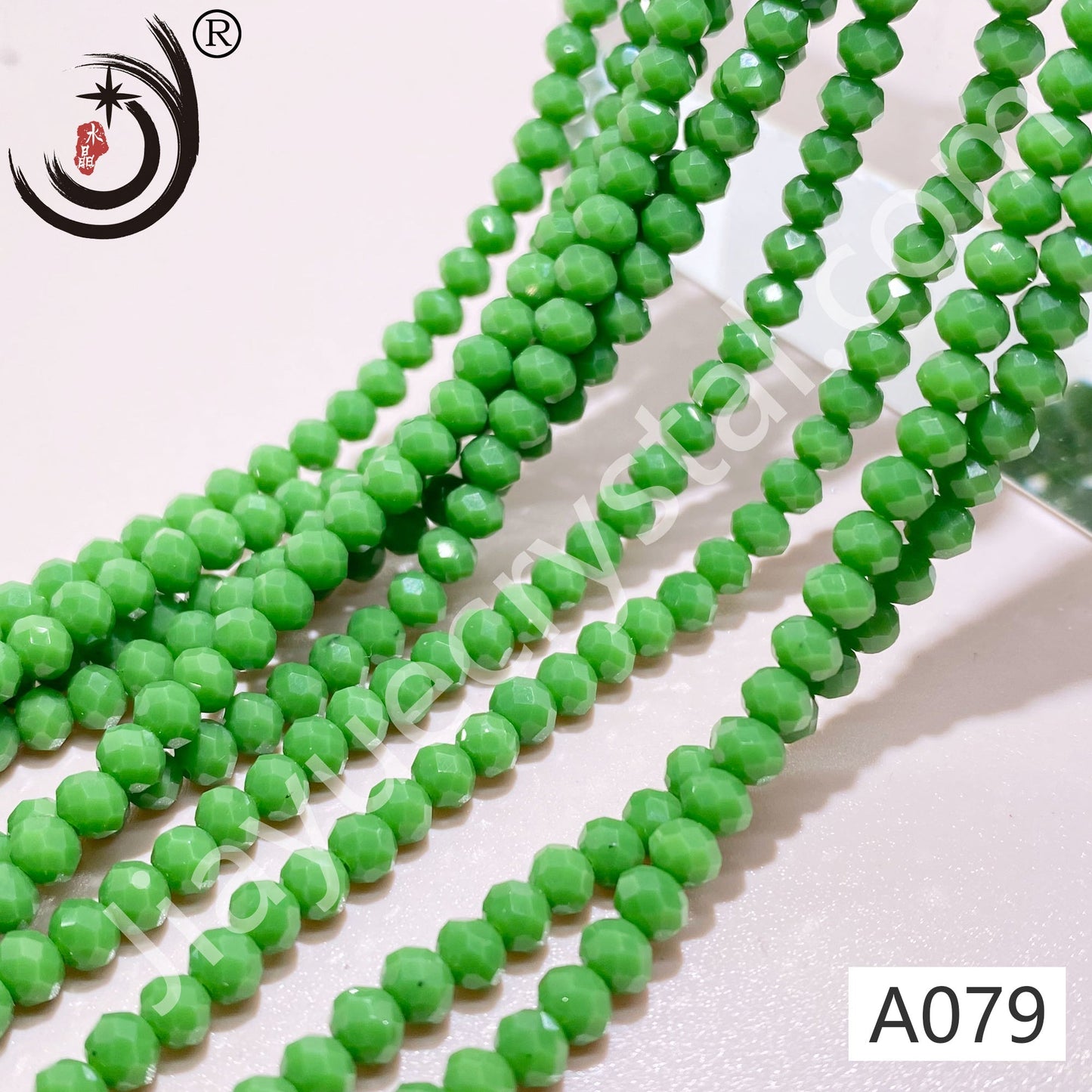4MM Rondelle Beads Glass Crystal Beads Wholesale For DIY Jewelry (10004)