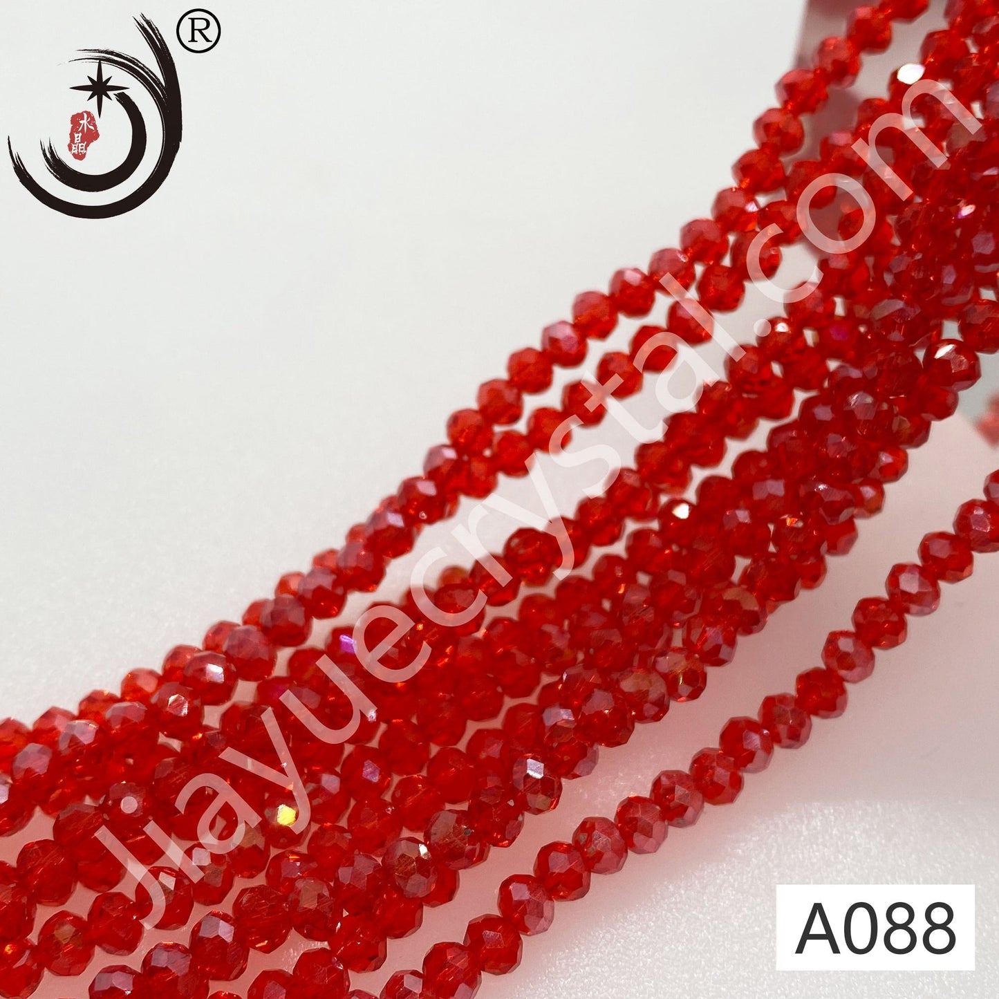 4MM Rondelle Beads Glass Crystal Beads Wholesale For DIY Jewelry (10004)