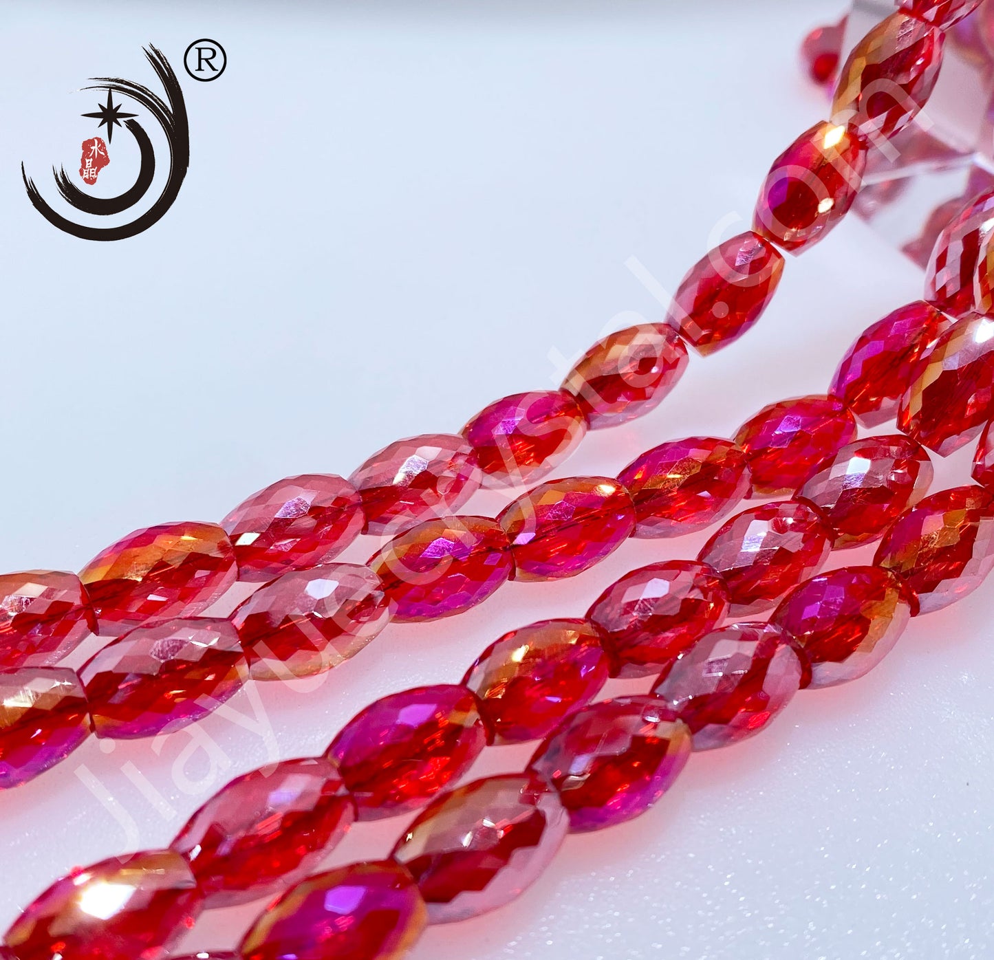 8MM Drum Beads Crystal Glass Beads Wholesale For DIY Jewelry (10108)