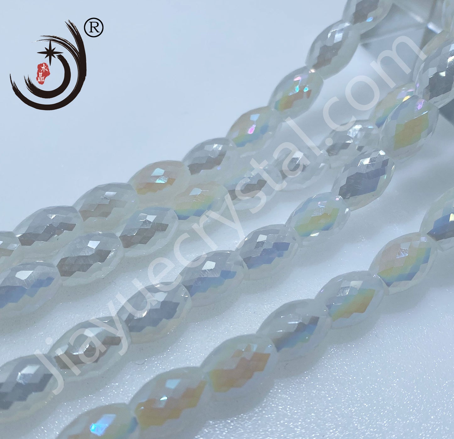 8MM Drum Beads Crystal Glass Beads Wholesale For DIY Jewelry (10108)