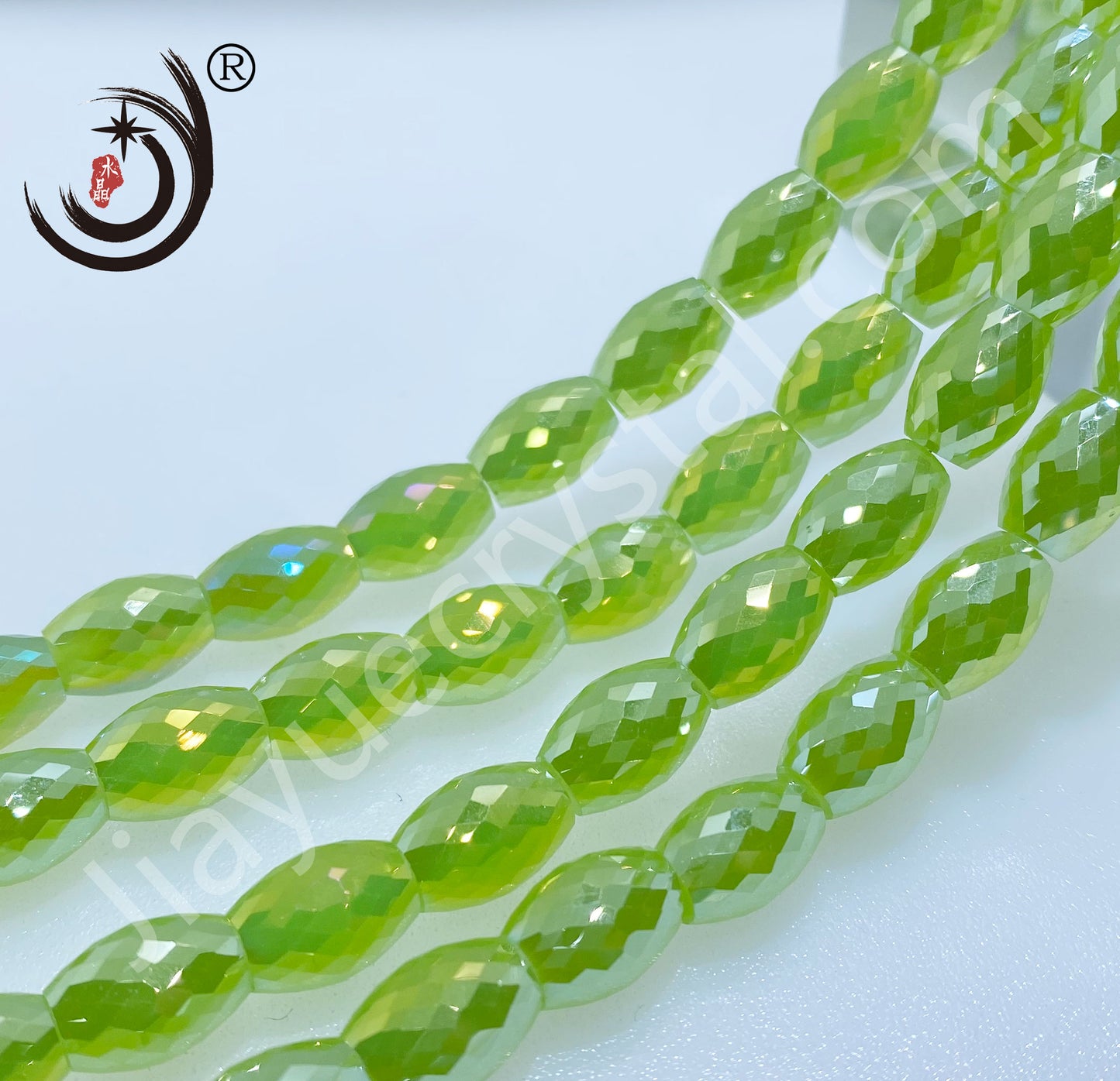 8MM Drum Beads Crystal Glass Beads Wholesale For DIY Jewelry (10108)