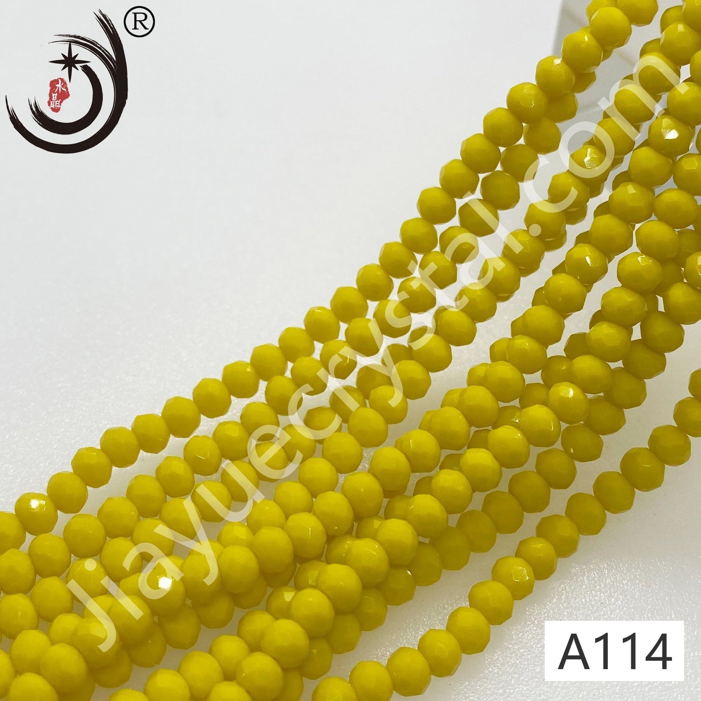 4MM Rondelle Beads Glass Crystal Beads Wholesale For DIY Jewelry (10004)