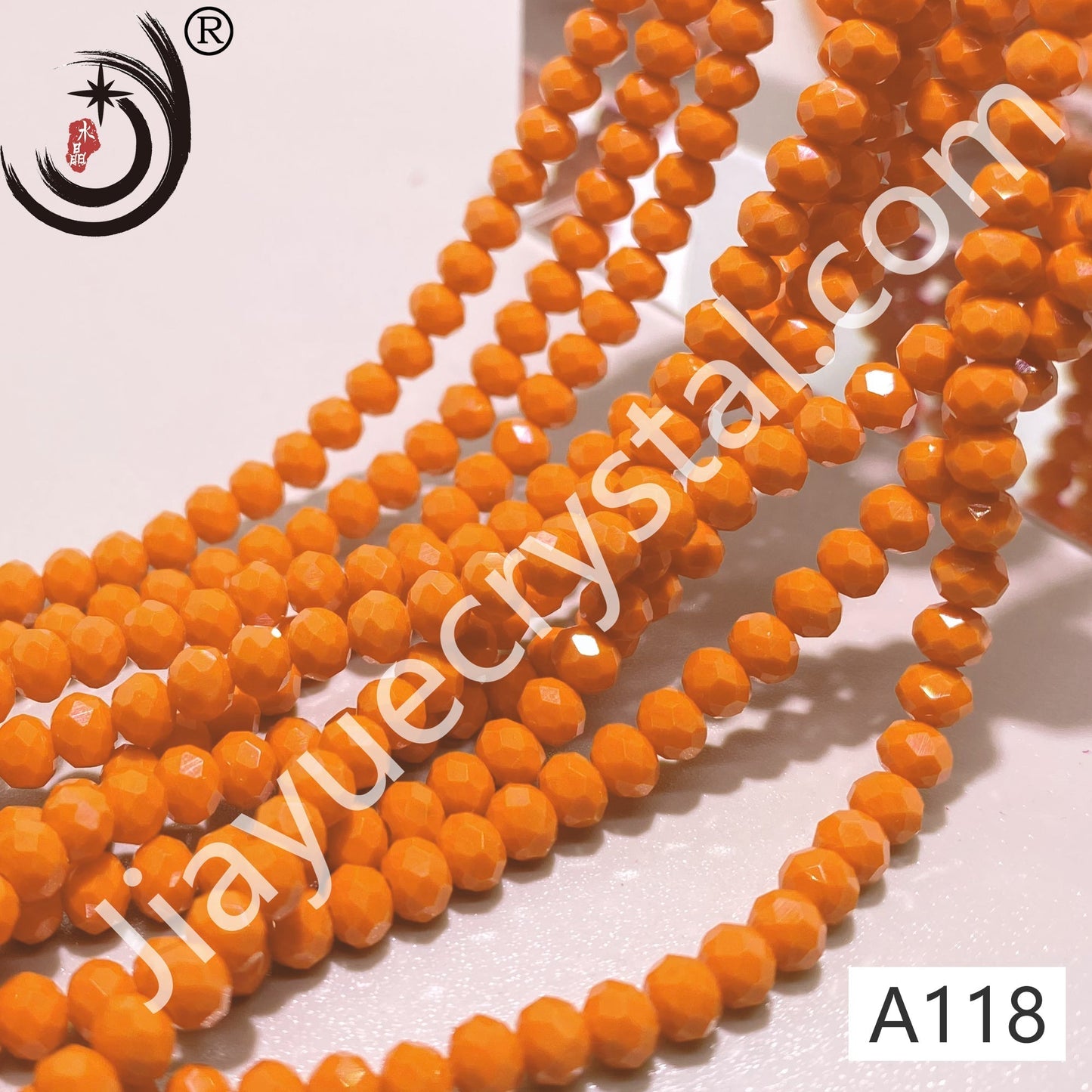 4MM Rondelle Beads Glass Crystal Beads Wholesale For DIY Jewelry (10004)