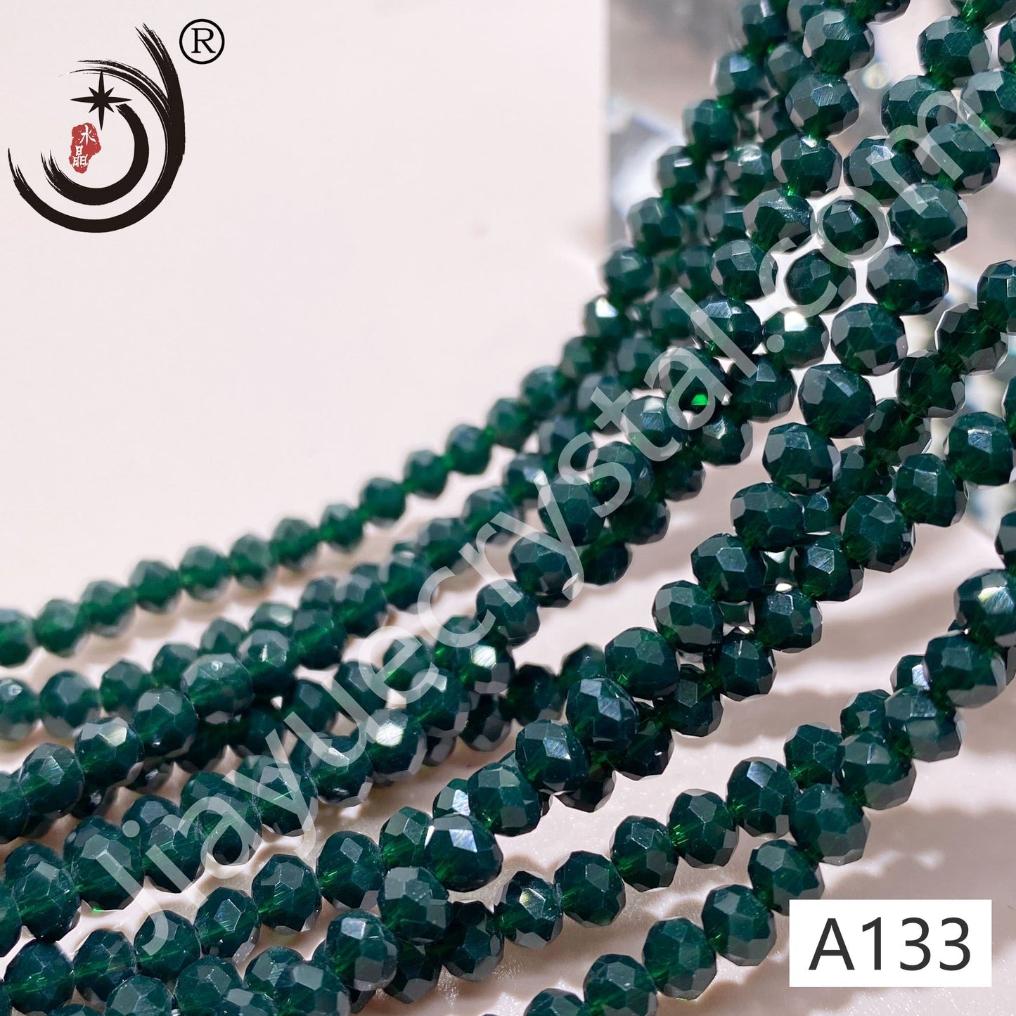 4MM Rondelle Beads Glass Crystal Beads Wholesale For DIY Jewelry (10004)