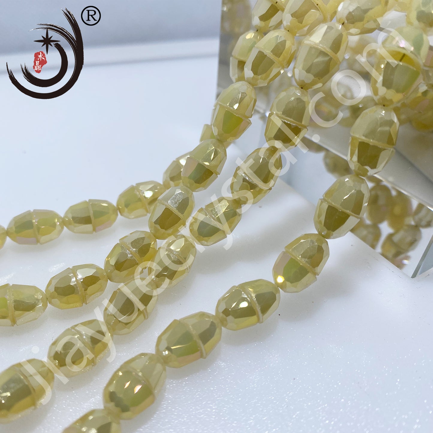 8MM Bell Beads Glass Crystal Beads Wholesale For DIY Jewelry (20001)