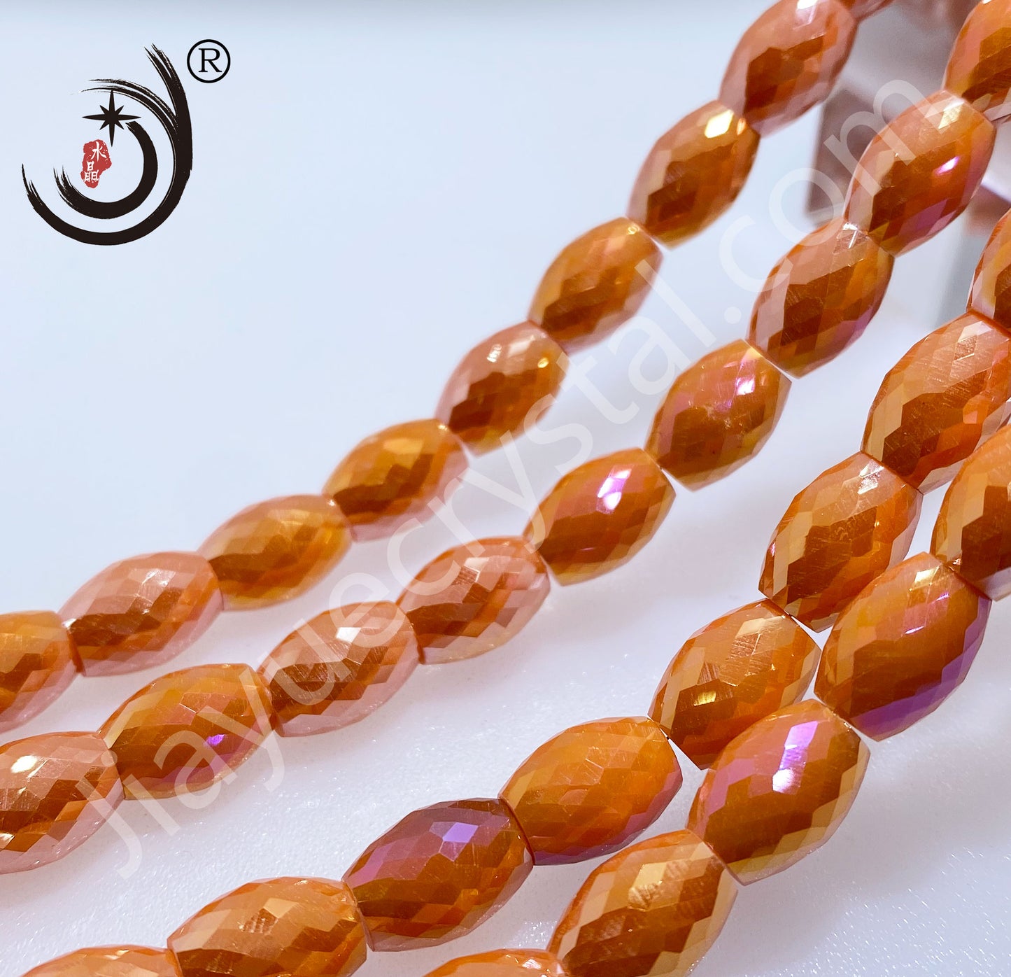 8MM Drum Beads Crystal Glass Beads Wholesale For DIY Jewelry (10108)