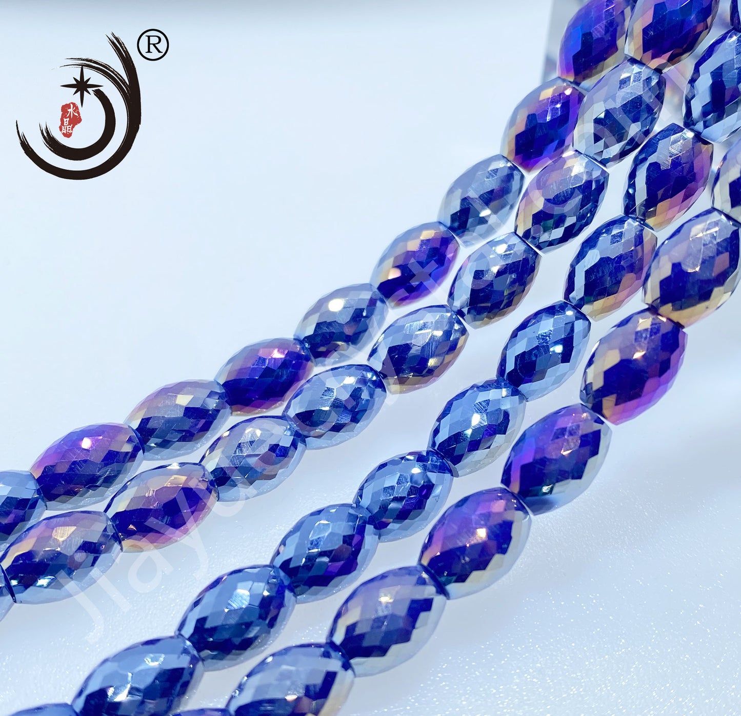 8MM Drum Beads Crystal Glass Beads Wholesale For DIY Jewelry (10108)